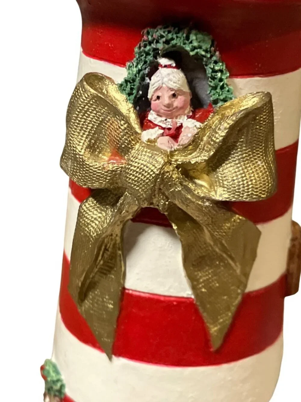 Danbury Mint Lighthouses of Christmas Candle Sticks Holder Figurines